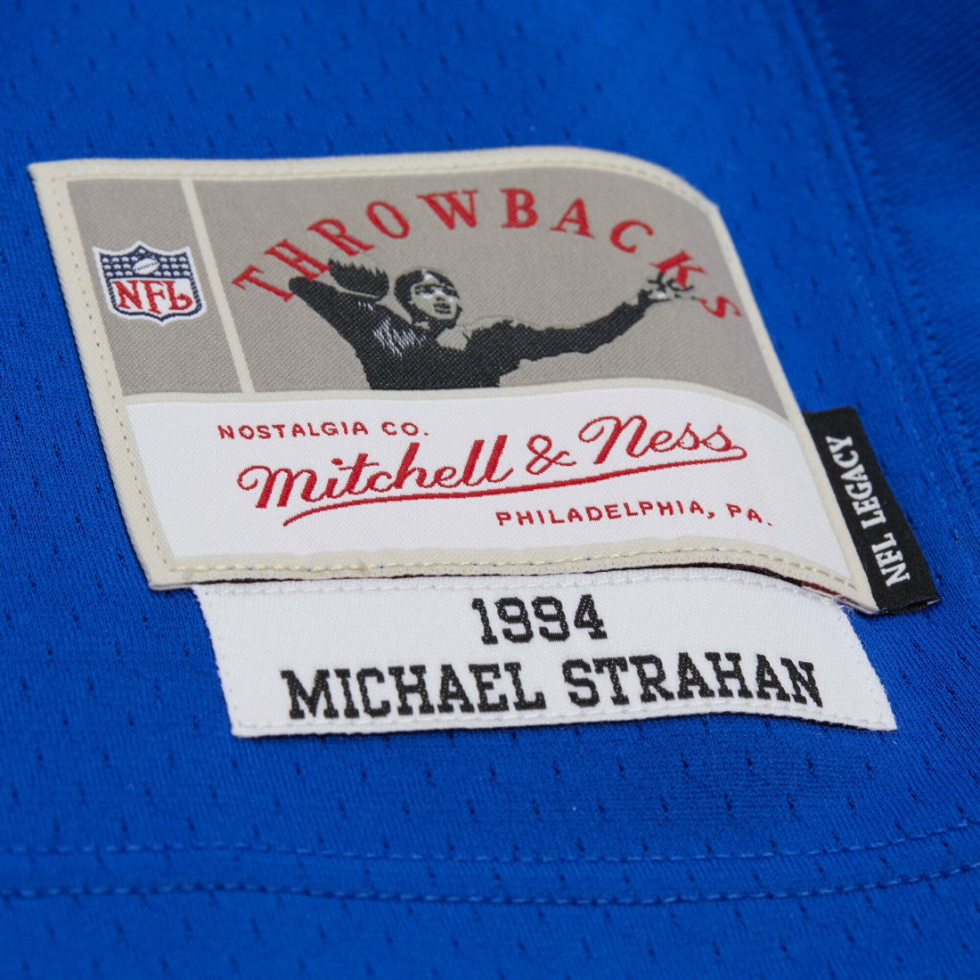 Michael Strahan New York Giants 1994 Legacy Replica Jersey Royal | Mitchell & Ness