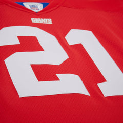 Tiki Barber New York Giants 2004 Legacy Replica Jersey Red | Mitchell & Ness