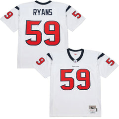 DeMeco Ryans Houston Texans 2006 Legacy Replica Jersey White | Mitchell & Ness