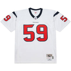 DeMeco Ryans Houston Texans 2006 Legacy Replica Jersey White | Mitchell & Ness