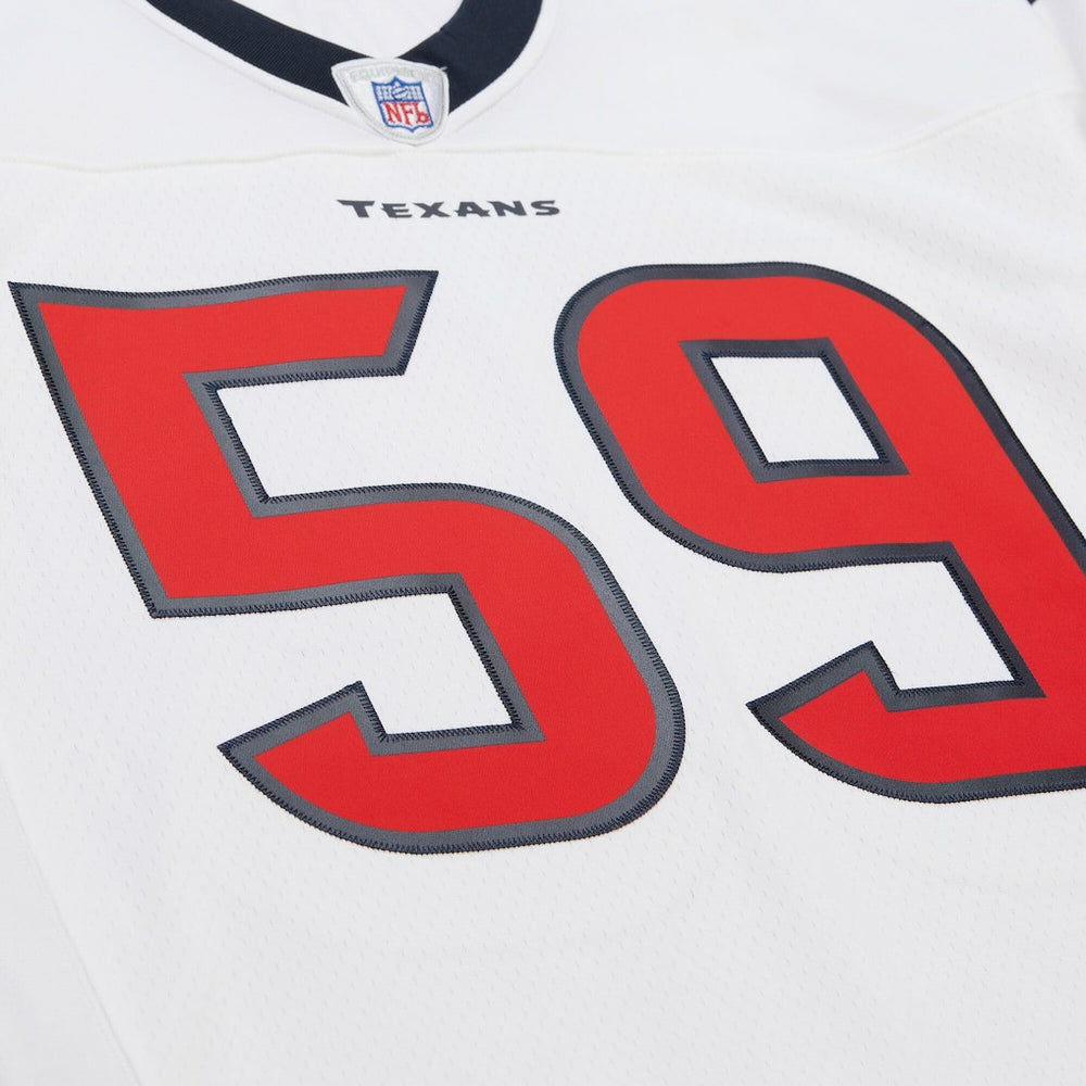 DeMeco Ryans Houston Texans 2006 Legacy Replica Jersey White | Mitchell & Ness