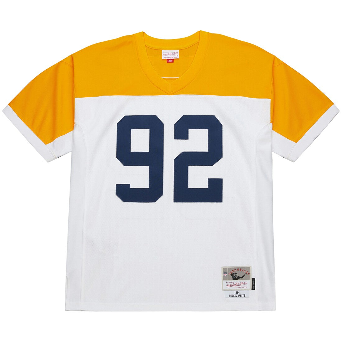 Reggie White Green Bay Packers 1994 Legacy Replica Jersey White | Mitchell & Ness