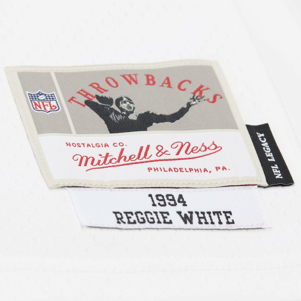Reggie White Green Bay Packers 1994 Legacy Replica Jersey White | Mitchell & Ness