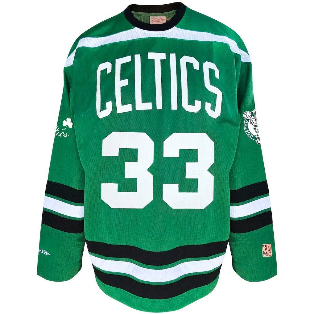 Larry Bird Boston Celtics Big & Tall NBA Hockey Jersey Kelly Green - NBA