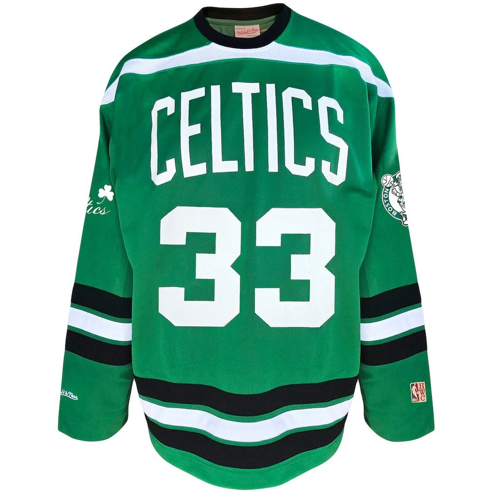 Larry Bird Boston Celtics Big & Tall NBA Hockey Jersey Kelly Green - NBA