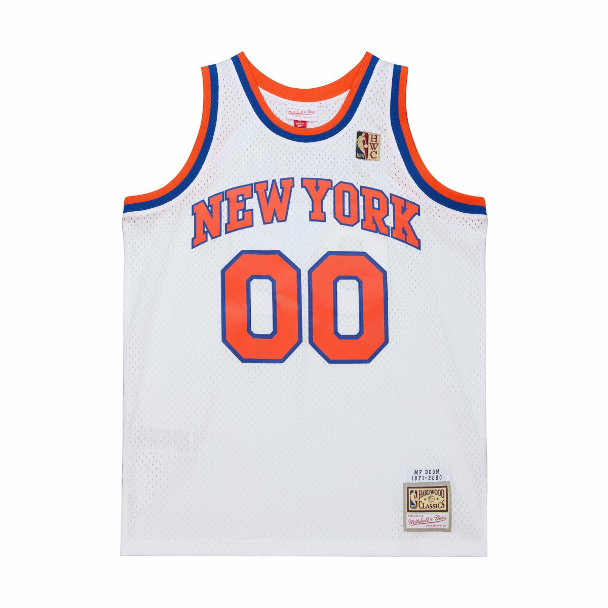 MF DOOM x NY Knicks x A New York Story Fashion Jersey White - NBA