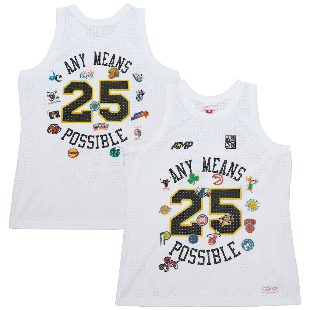 x NBA x AMP Mesh Tank Top White - NBA
