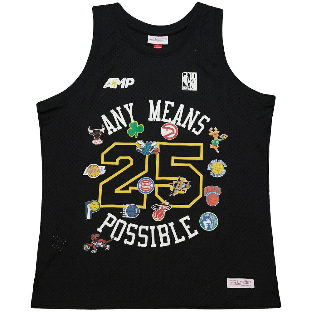 x NBA x AMP Mesh Tank Top Black - NBA