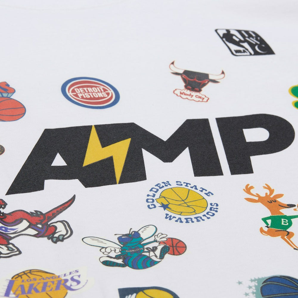 x NBA x AMP T-Shirt White - NBA