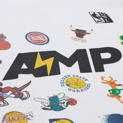 x NBA x AMP T-Shirt White - NBA