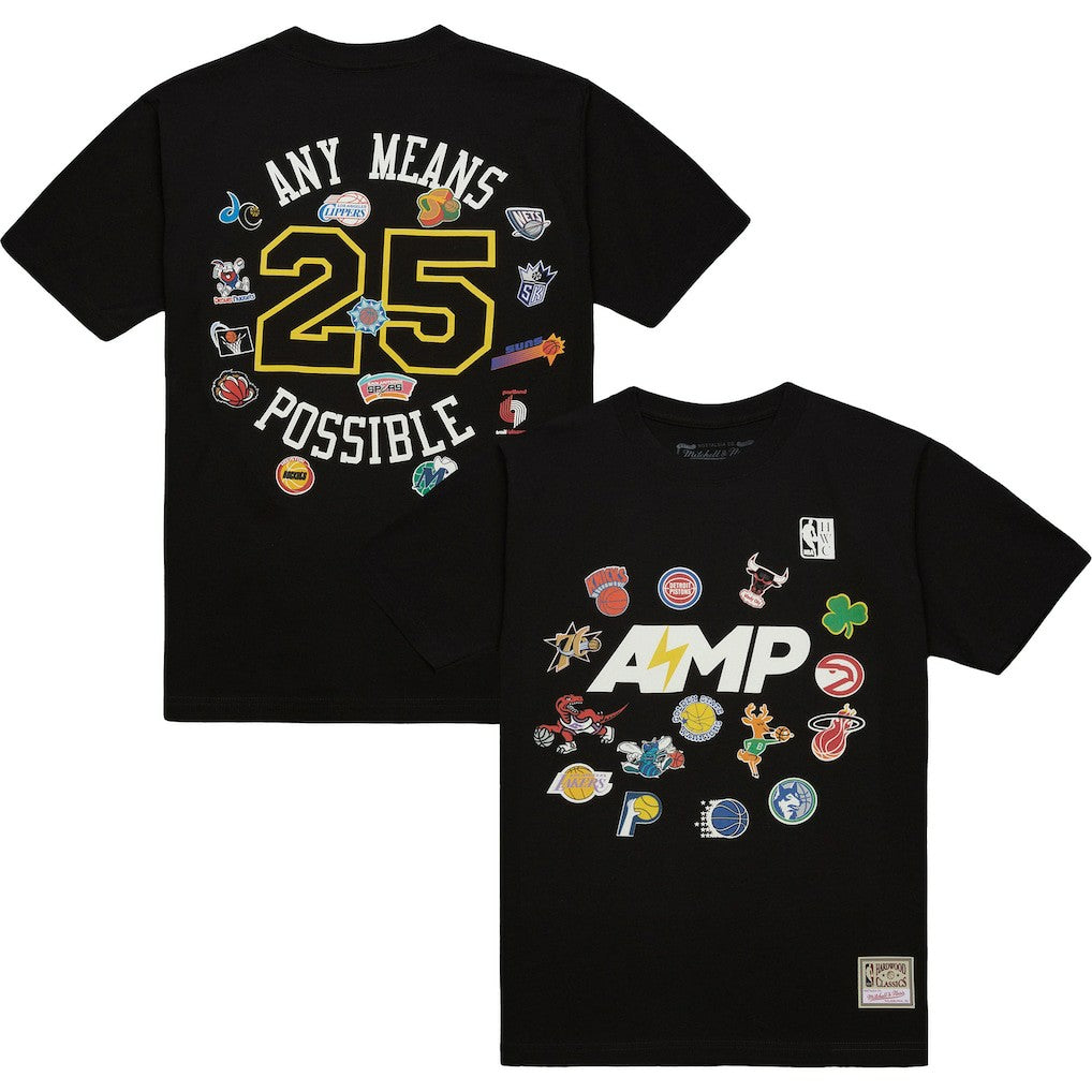 x NBA x AMP T-Shirt Black - NBA