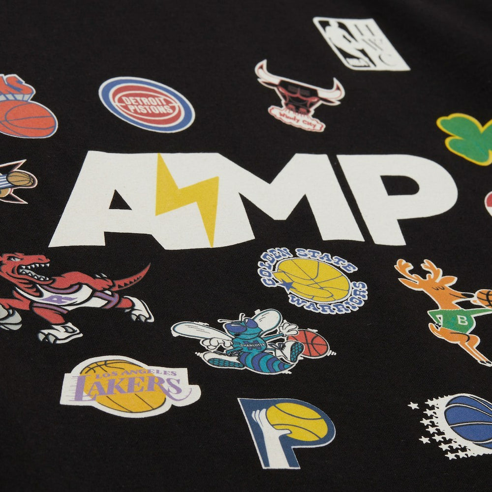 x NBA x AMP T-Shirt Black - NBA