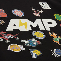 x NBA x AMP T-Shirt Black - NBA