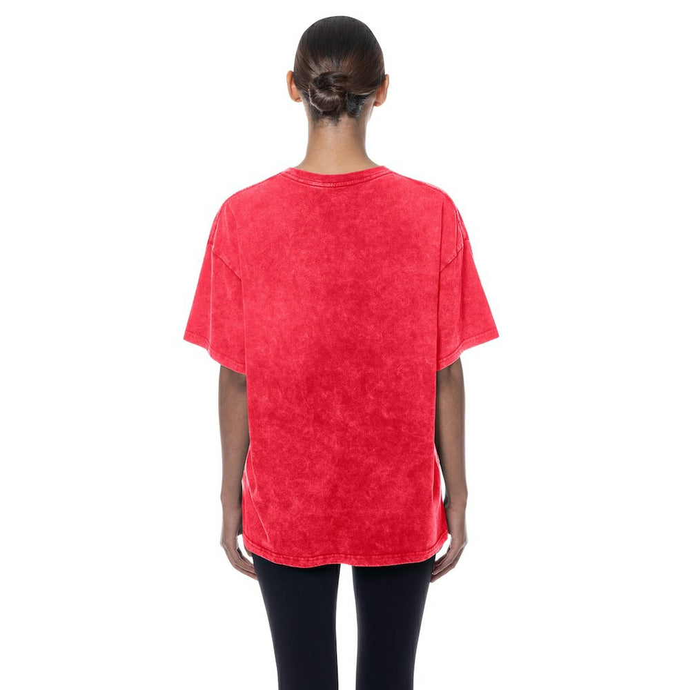 San Francisco 49ers New Era Women's Throwback Oversized T-Shirt Scarlet | NFL