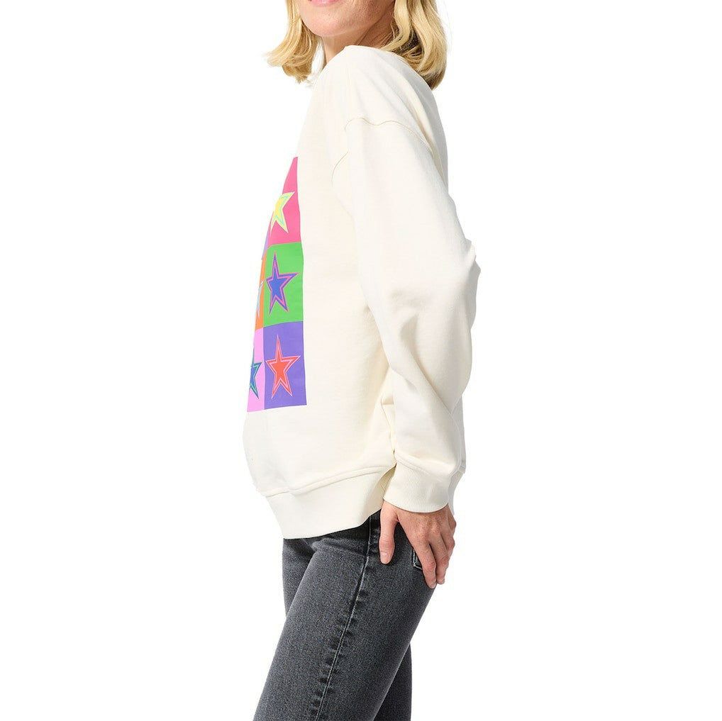 Dallas Cowboys Terez Unisex Technicolor Crewneck Sweatshirt White | NFL