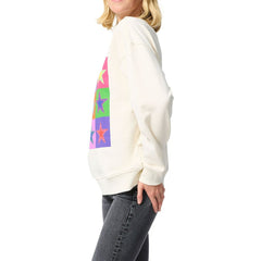 Dallas Cowboys Terez Unisex Technicolor Crewneck Sweatshirt White | NFL