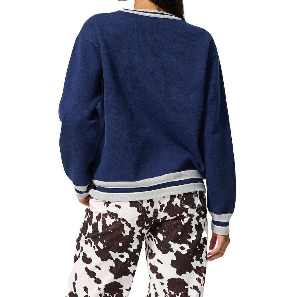 Dallas Cowboys Terez Unisex Logo Crew Neck Sweater Navy | NFL