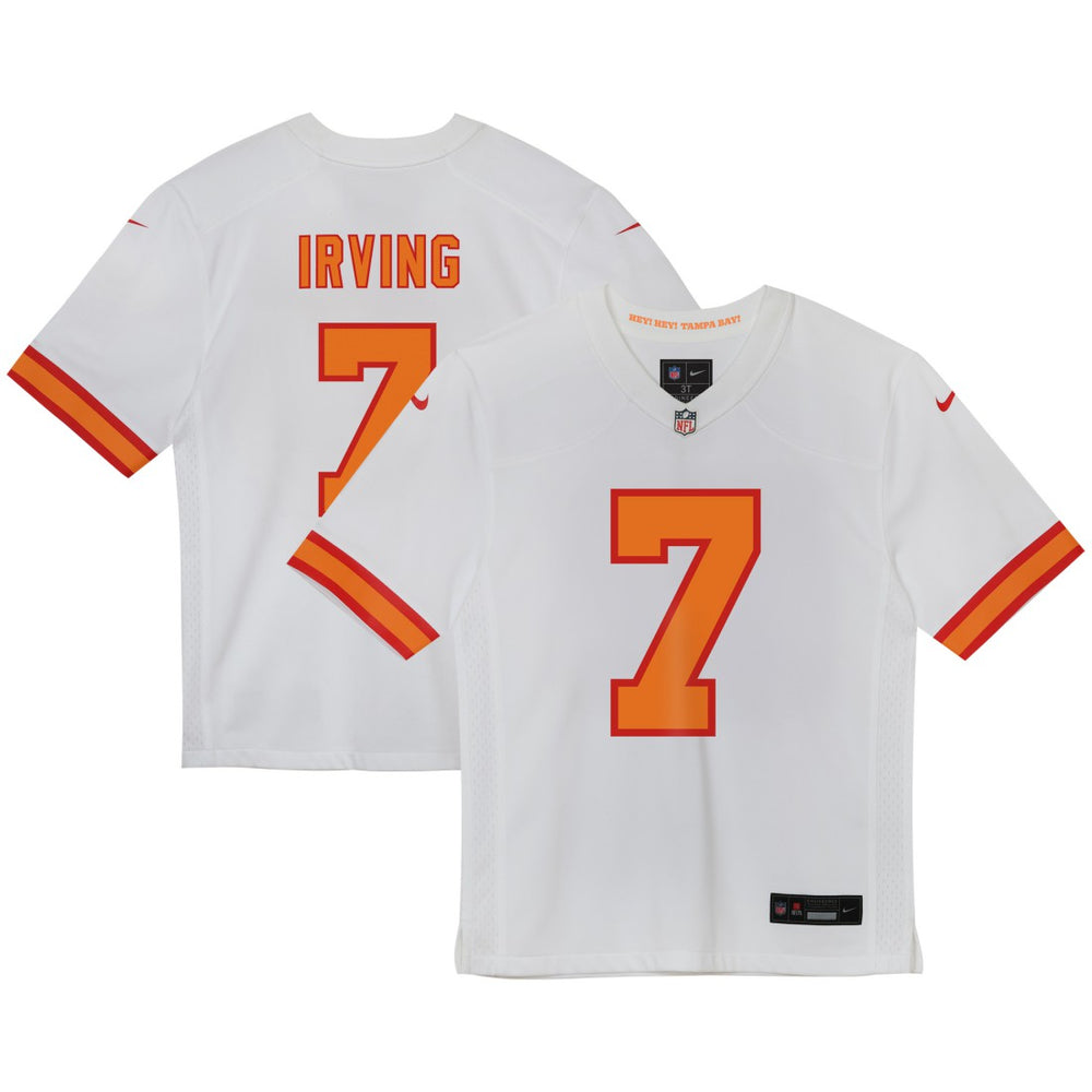 Bucky Irving '76 Tampa Bay Buccaneers Preschool Game Jersey White | NFL