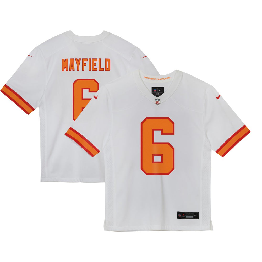 Baker Mayfield '76 Tampa Bay Buccaneers Preschool Game Jersey White | NFL