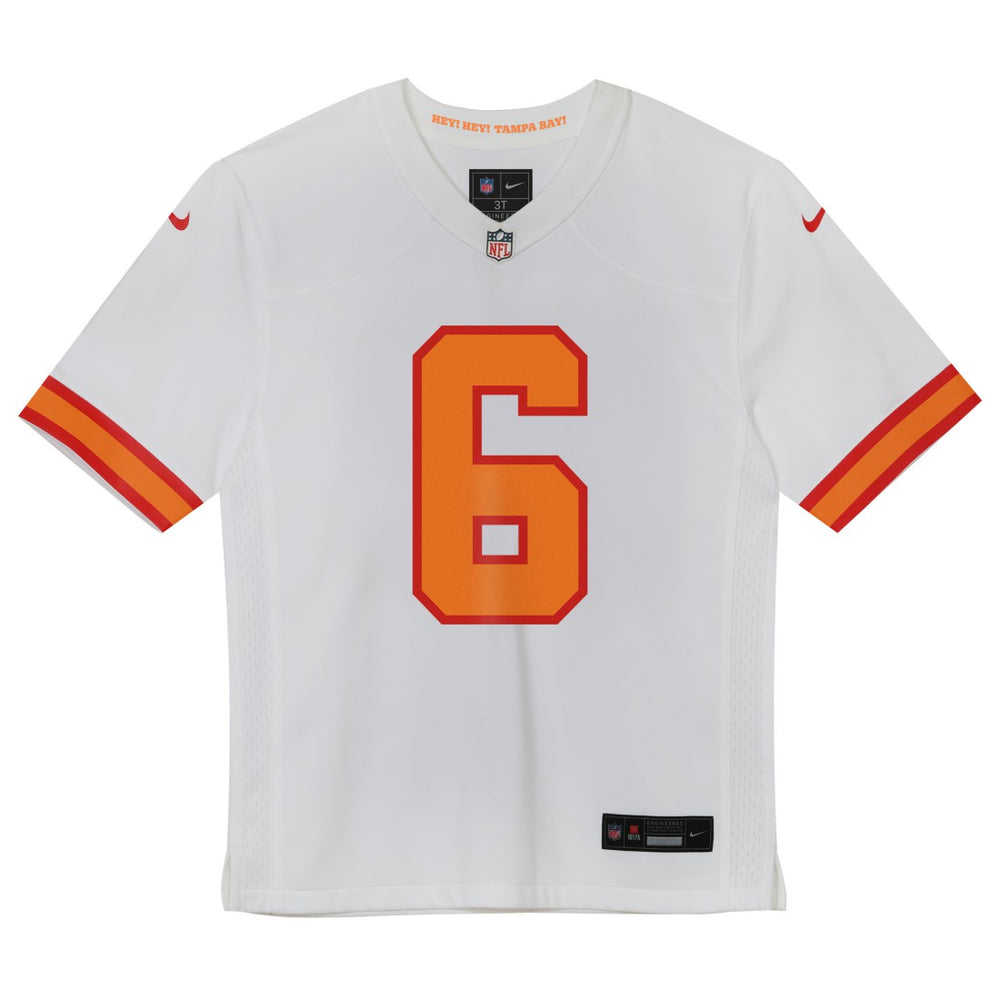 Baker Mayfield '76 Tampa Bay Buccaneers Preschool Game Jersey White | NFL