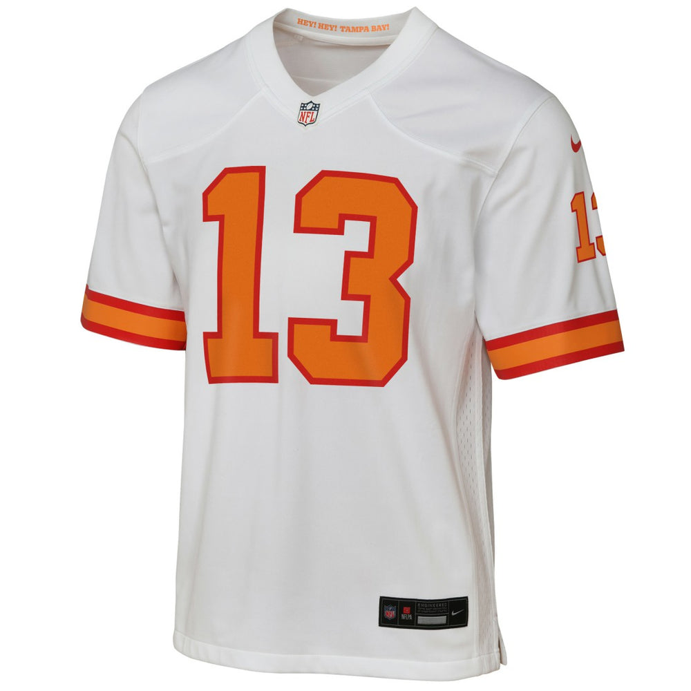 Mike Evans '76 Tampa Bay Buccaneers Youth Game Jersey White | NFL