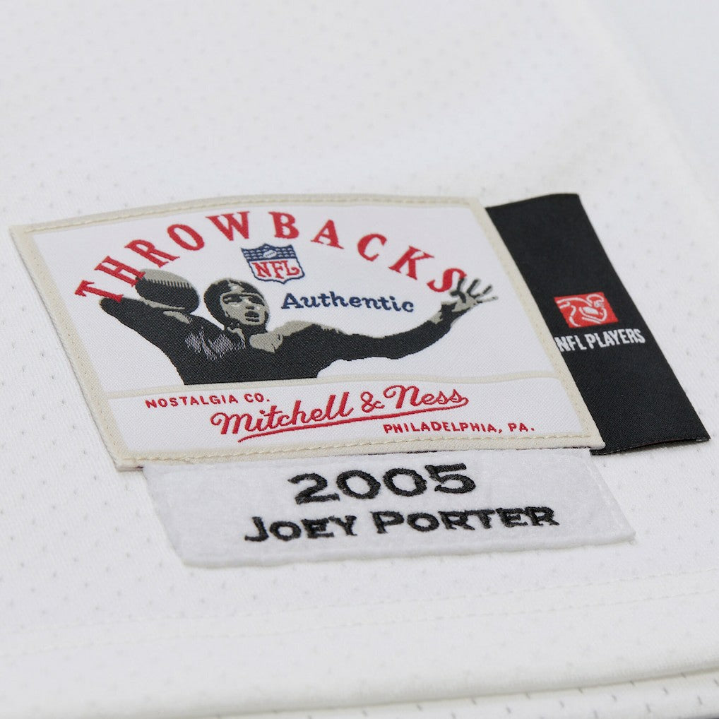 Joey Porter Pittsburgh Steelers 2005 Authentic Throwback Retired Player Jersey White | Mitchell & Ness