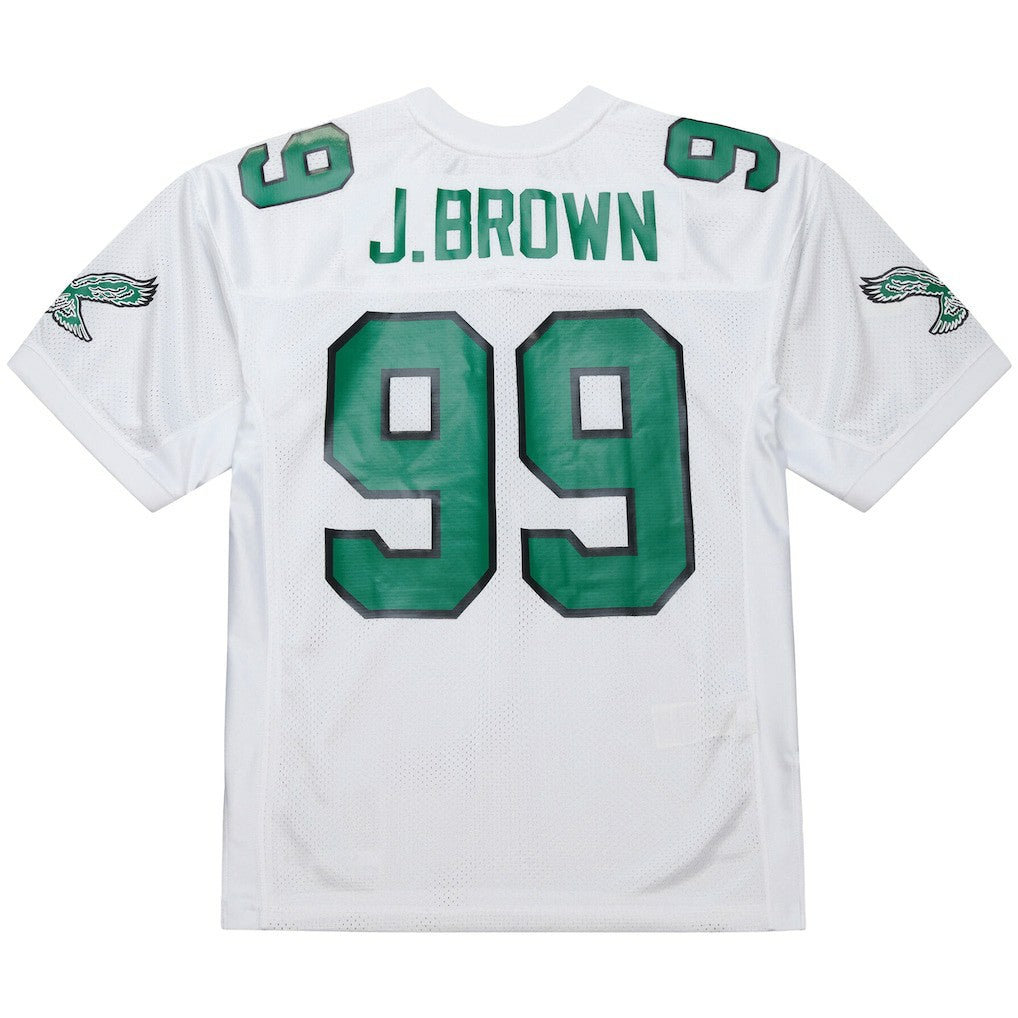 Jerome Brown Philadelphia Eagles 1991 Authentic Throwback Retired Player Jersey White | Mitchell & Ness