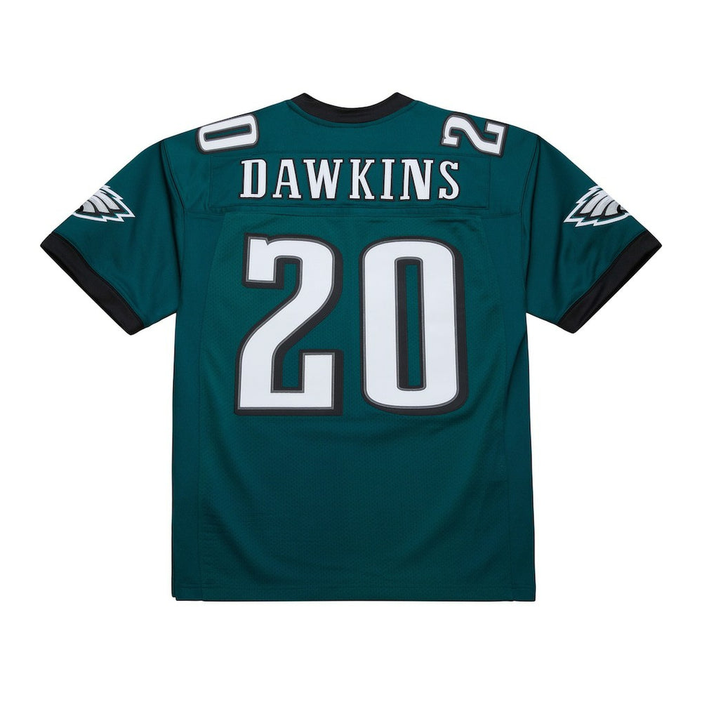 Brian Dawkins Philadelphia Eagles 2007 Authentic Throwback Retired Player Jersey Green | Mitchell & Ness