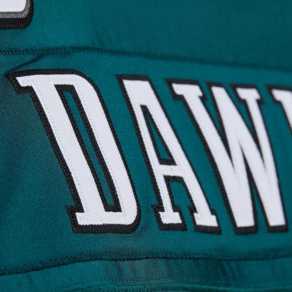 Brian Dawkins Philadelphia Eagles 2007 Authentic Throwback Retired Player Jersey Green | Mitchell & Ness