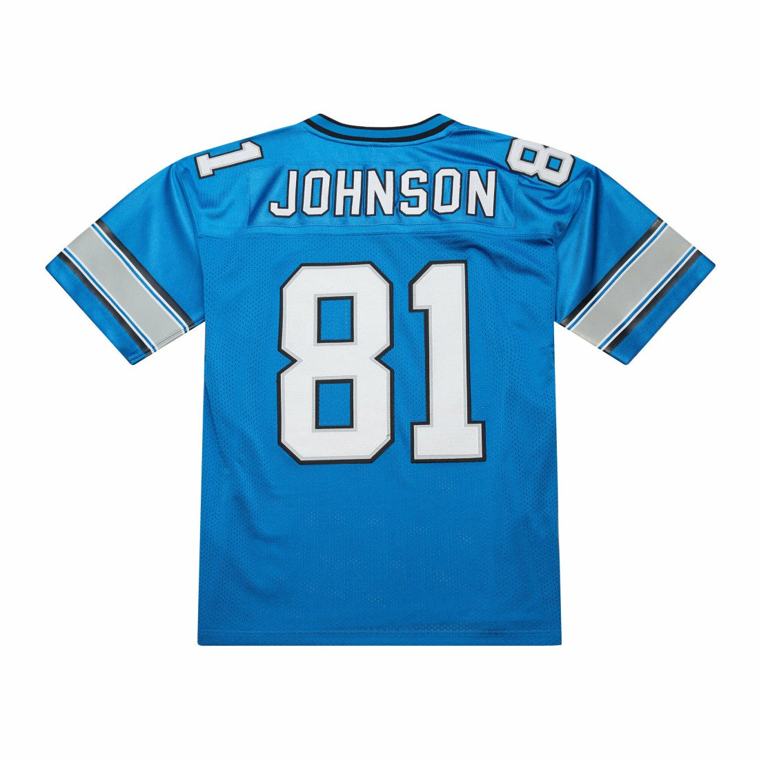 Calvin Johnson Detroit Lions 2007 Authentic Throwback Retired Player Jersey Blue | Mitchell & Ness