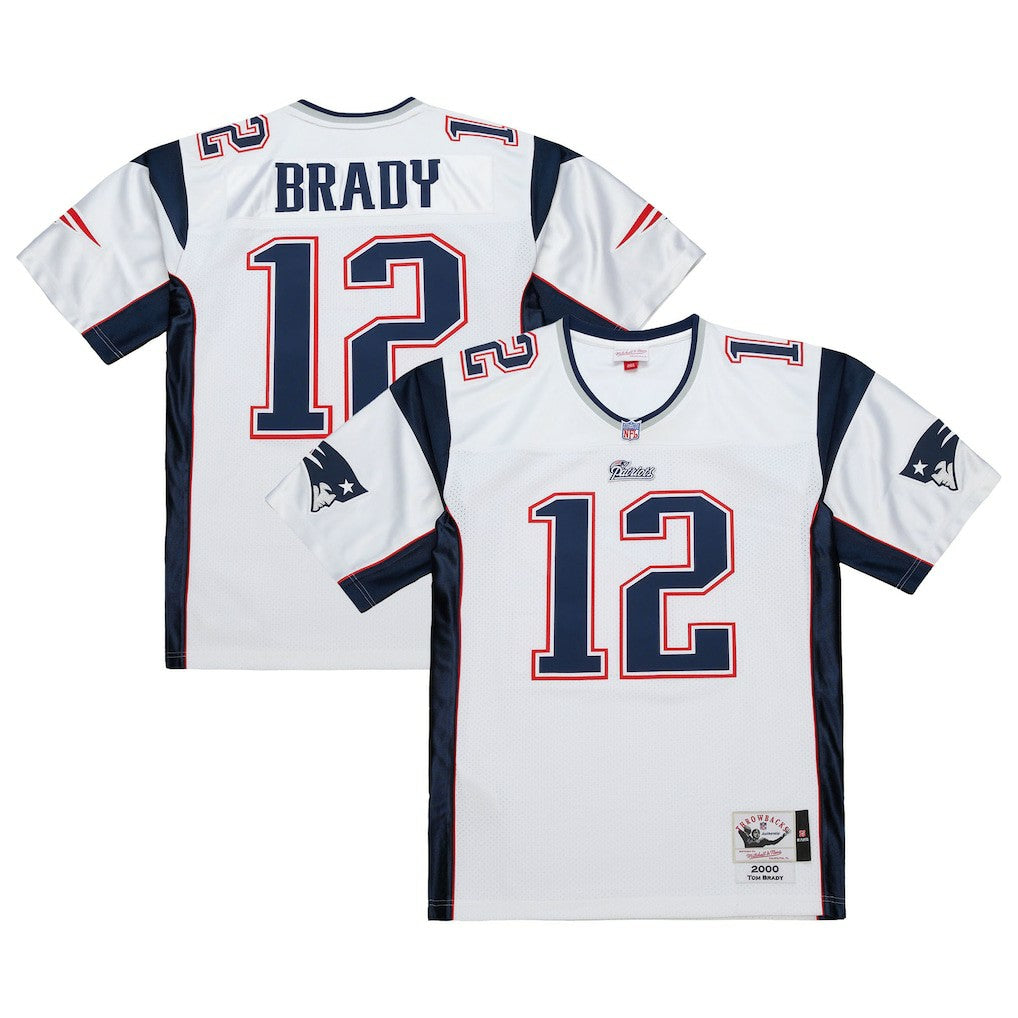 Tom Brady New England Patriots 2000 Authentic Jersey White | Mitchell & Ness