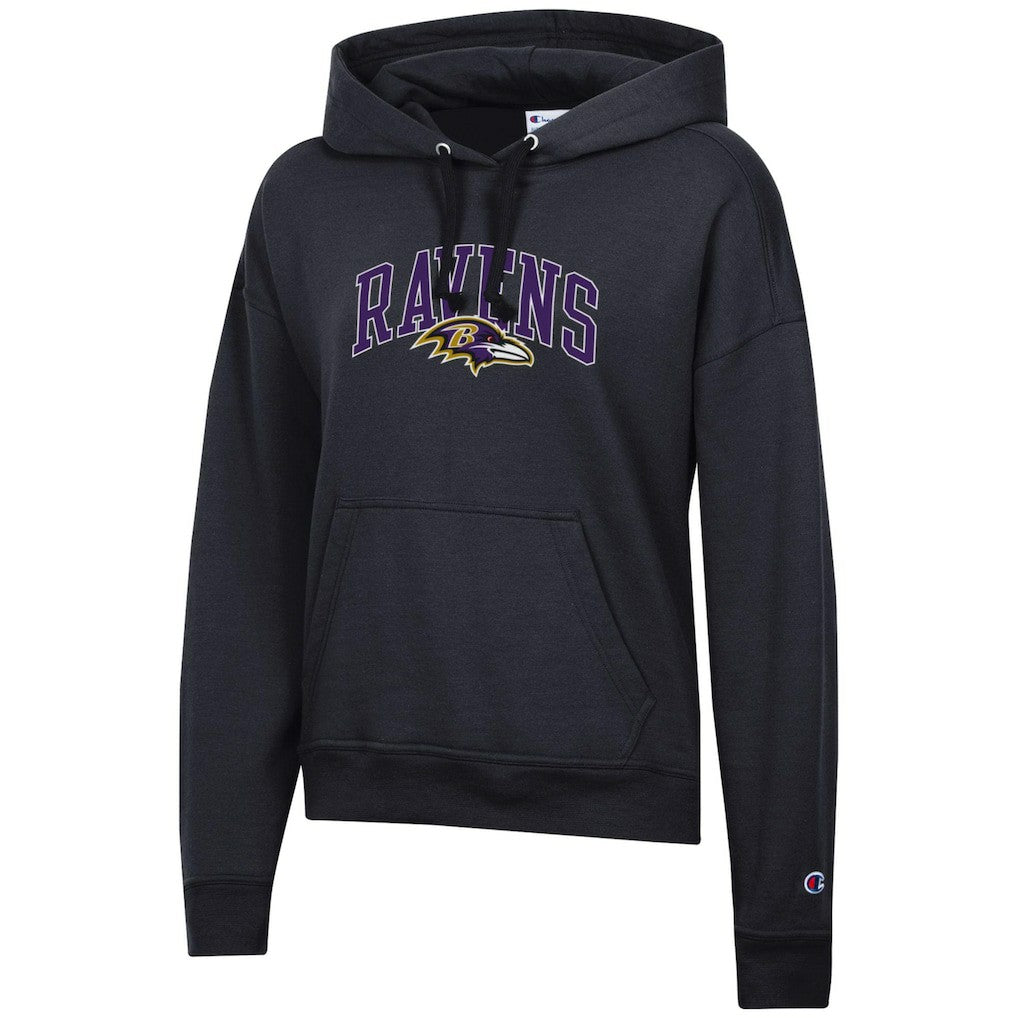 Baltimore Ravens Champion Women's Powerblend Hoodie Black | NFL