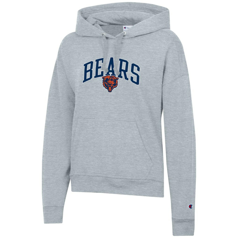 Chicago Bears Champion Women's Powerblend Hoodie Heather Gray | NFL