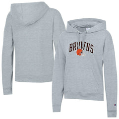 Cleveland Browns Champion Women's Powerblend Hoodie Heather Gray | NFL