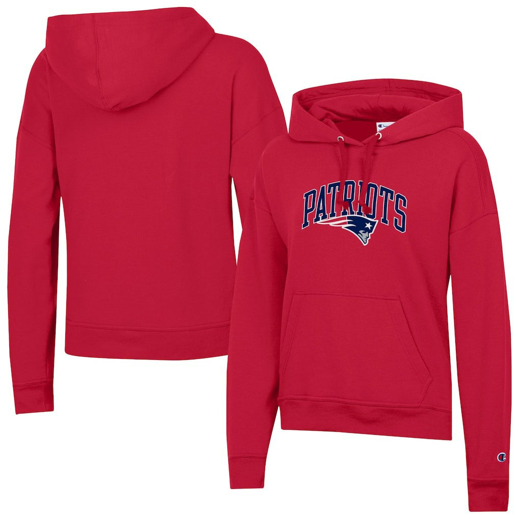 New England Patriots Champion Women's Powerblend Hoodie Red | NFL