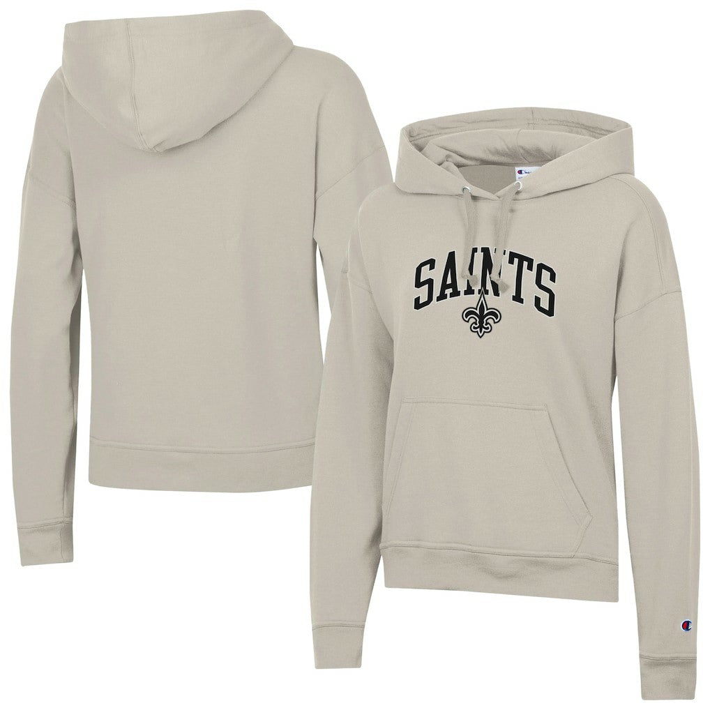 New Orleans Saints Champion Women's Powerblend Hoodie Natural | NFL