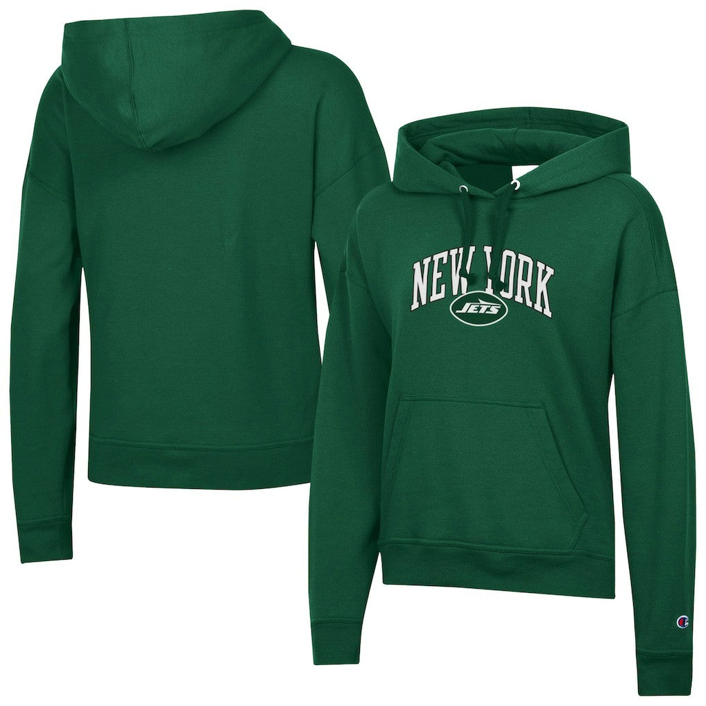 New York Jets Champion Women's Powerblend Hoodie Green | NFL