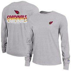 Arizona Cardinals Champion Women's Core Long-Sleeve T-Shirt Heather Gray | NFL