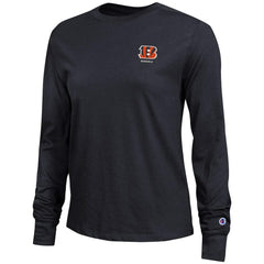Cincinnati Bengals Champion Women's Core Long-Sleeve T-Shirt Black | NFL