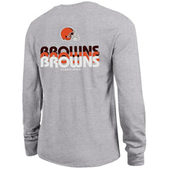 Cleveland Browns Champion Women's Core Long-Sleeve T-Shirt Heather Gray | NFL