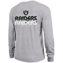 Las Vegas Raiders Champion Women's Core Long-Sleeve T-Shirt Heather Gray | NFL