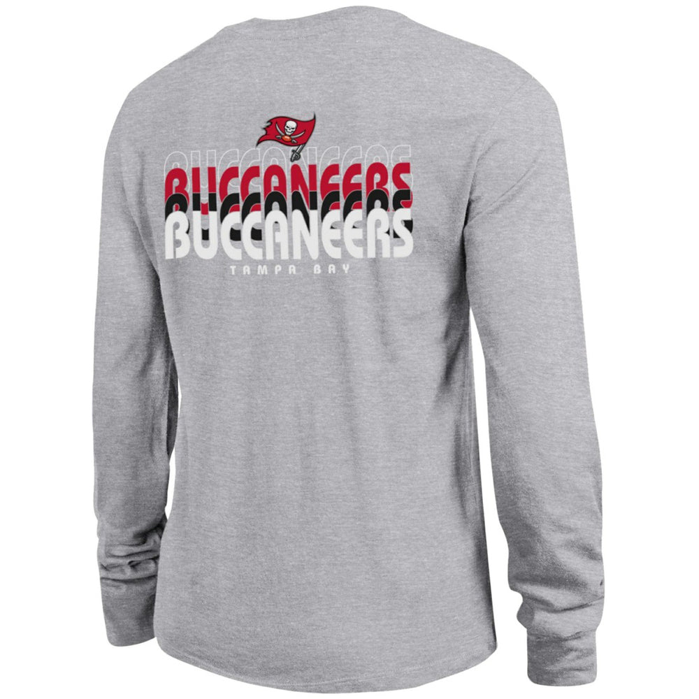 Tampa Bay Buccaneers Champion Women's Core Long-Sleeve T-Shirt Heather Gray | NFL