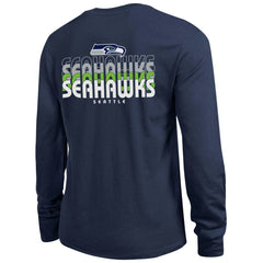 Seattle Seahawks Champion Women's Core Long-Sleeve T-Shirt College Navy | NFL