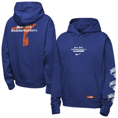 New York Knicks Youth Courtside Club Premiere Hoodie Blue - NBA