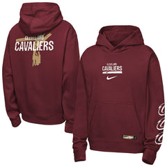 Cleveland Cavaliers Youth Courtside Club Premiere Hoodie Wine - NBA