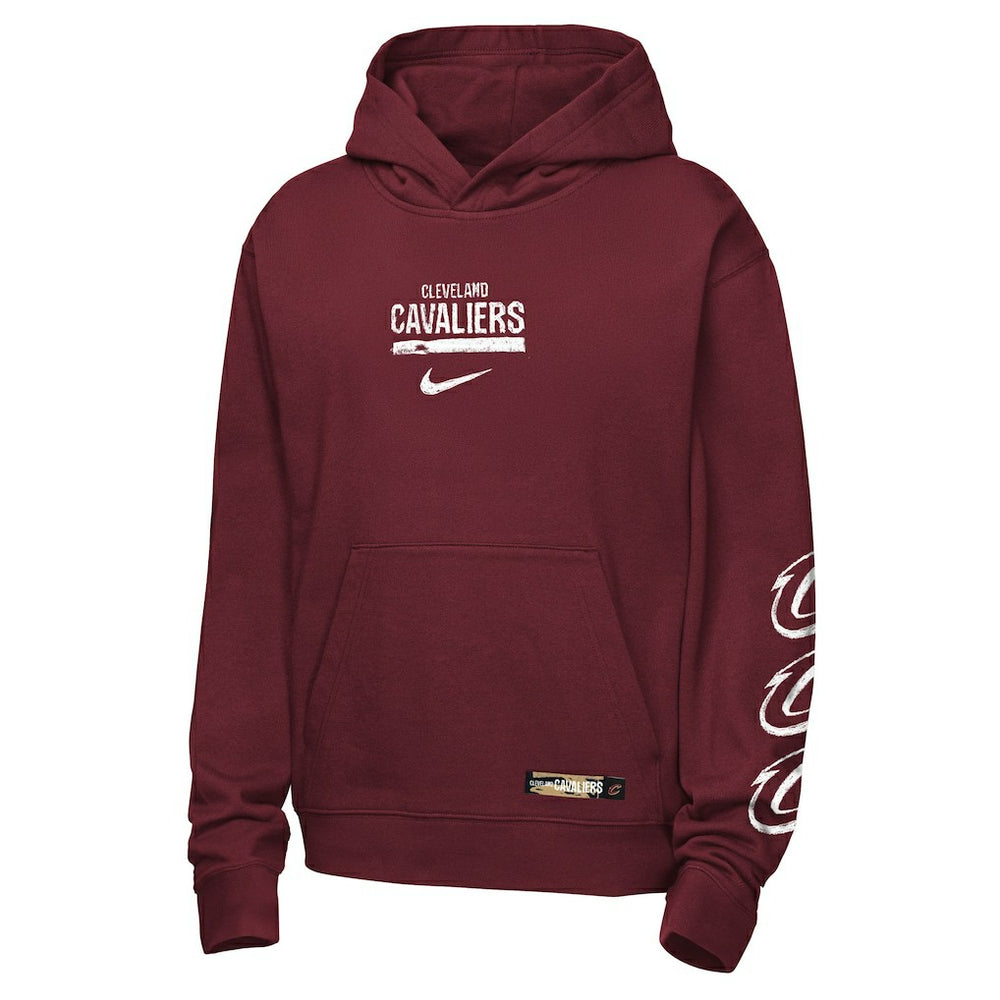 Cleveland Cavaliers Youth Courtside Club Premiere Hoodie Wine - NBA