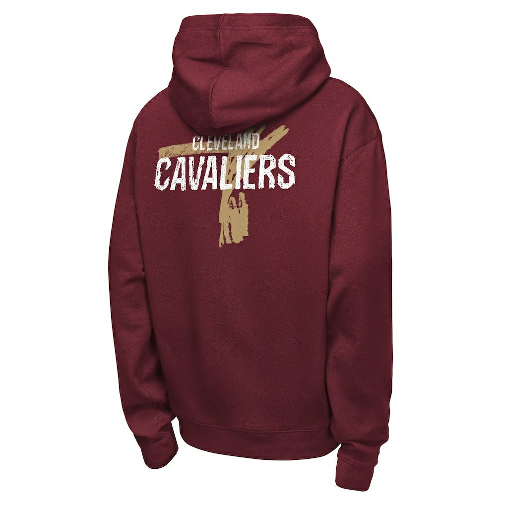 Cleveland Cavaliers Youth Courtside Club Premiere Hoodie Wine - NBA