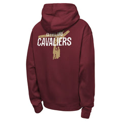 Cleveland Cavaliers Youth Courtside Club Premiere Hoodie Wine - NBA