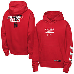 Chicago Bulls Youth Courtside Club Premiere Hoodie Red - NBA