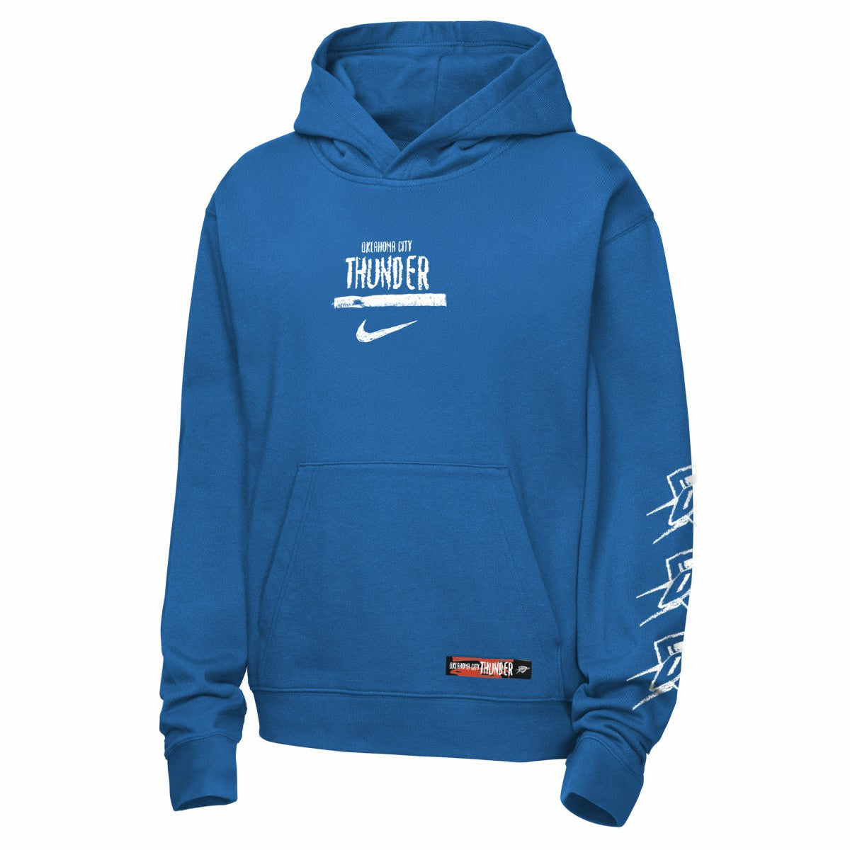 Oklahoma City Thunder Youth Courtside Club Premiere Hoodie Blue - NBA
